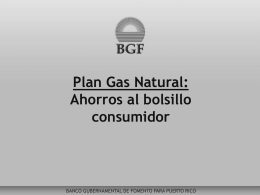 Plan Gas Natural - Government Development Bank for Puerto Rico