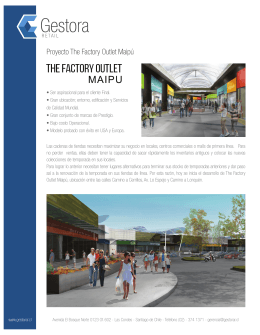 Proyecto The Factory Outlet Maipú