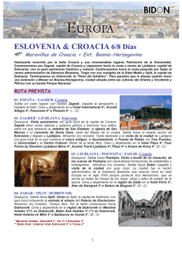 Maravillas de Croacia + Ext. Bosnia-Herzegovina