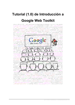 de Introducción a Google Web Toolkit