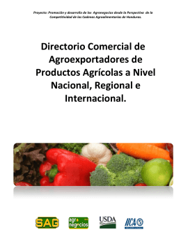 Directorio Comercial de Agroexportadores de