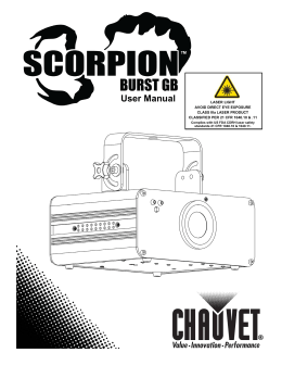 Scorpion Burst GB User Manual, Rev. 2, Multi