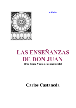 Carlos Castaneda - Las Enseñanzas de don Juan