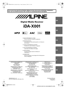 iDA-X001 - Alpine Europe