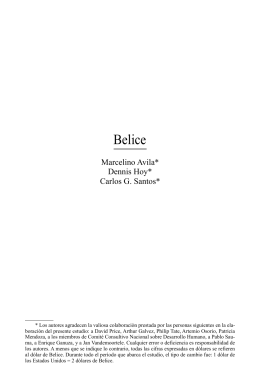 Belice - Comisión Económica para América Latina y el Caribe