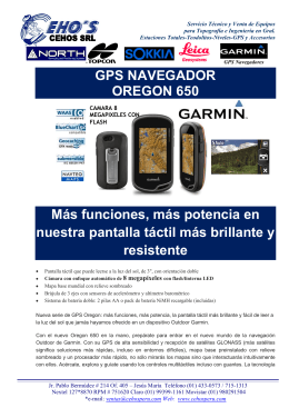 GPS GARMIN COLORADO 300