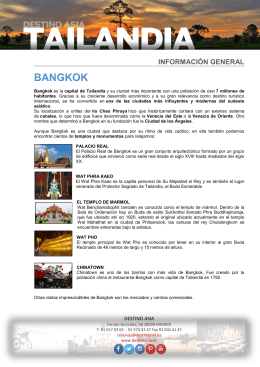 información general bangkok