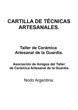 Procesos Artesanales Taller de Cerámica Artesanal de la
