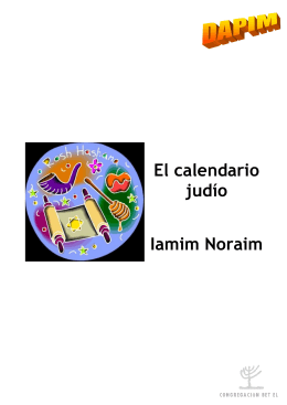 El calendario judío Iamim Noraim