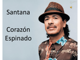 Santana Corazón Espinado