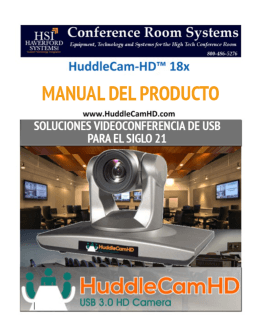 HuddleCamHD_18x_User_Manual (Espanol)