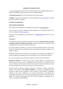 Classified - Unclassified CONCURSO “25 CAJAS DE PET 500” 1