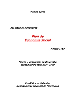 Plan de Economía Social
