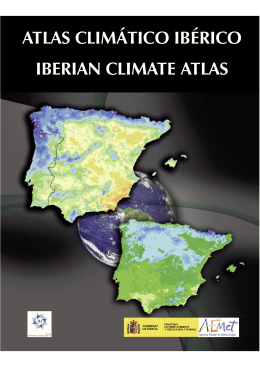 Atlas climático ibérico - Iberian climate atlas