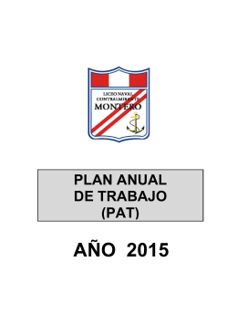 AÑO 2015 - Liceo Naval "Calm. Montero"