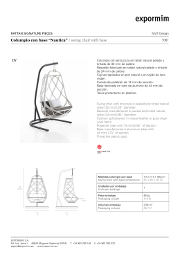 Columpio con base “Nautica” / swing chair with base IN
