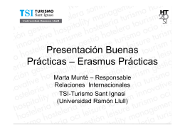 Ejemplo de gestión Erasmus prácticas