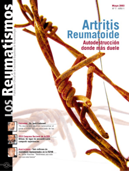 Artritis Reumatoide - Sociedad Española de Reumatología