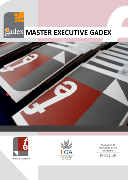 Master Executive Programa Gadex