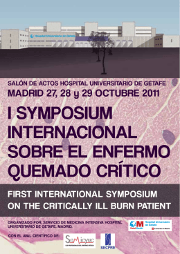 I Symposium Internacional sobre el Enfermo Quemado