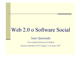 Web 2.0 o Software Social