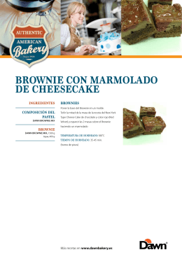 brownie Con mArmoLADo De CHeeSeCAKe