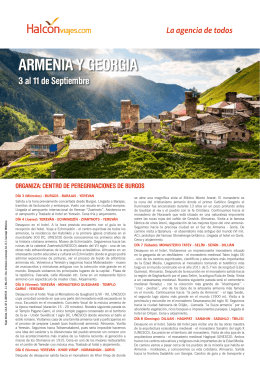 ARMENIA Y GEORGIA - Halcón Peregrinaciones