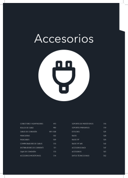 Accesorios - Catálogo General 2014-2015