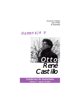 Otto René Castillo - Associació d`Amistat amb el Poble de Guatemala