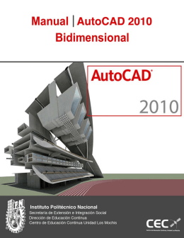 Manual AutoCAD 2009 Bidimensional