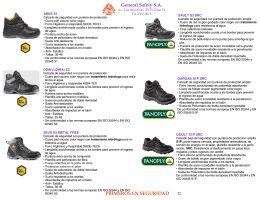 CATALOGO GENERAL - general safety, s.a.