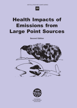 Health Impacts of Emissions from Large Point Sources