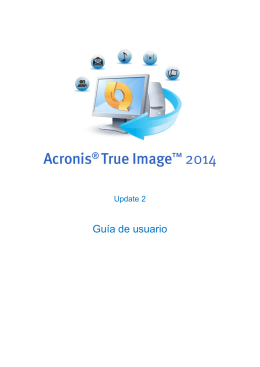 1.1 ¿Qué es Acronis® True Image™ 2014?