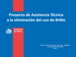 Sesion 9 – Estado Proyecto BrMe Chile 2012