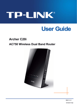 Archer C20i_V1_User Guide - TP-Link