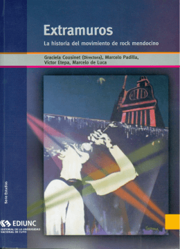 Libro Extramuros-Rock - Universidad Nacional de Cuyo