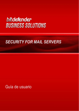 Bitdefender Security for Mail Servers