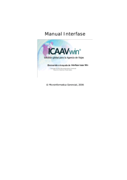 Manual Interfase ICAAVwin