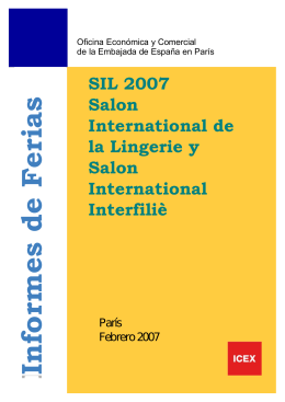 salon international de la lingerie ey interfilière 2007