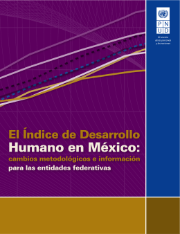 Leer "Índice de Desarrollo Humano en México