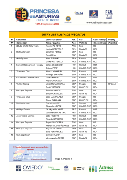 Lista Inscritos FIA