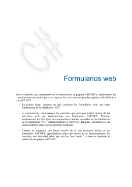 2. Formularios web ASP.NET