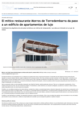 El mítico restaurante Morros de Torredembarra da paso a