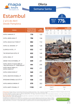 779€ Estambul - Viajes Navarsol