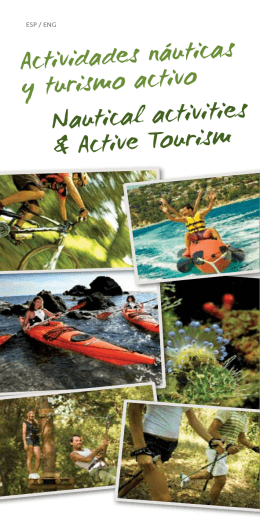 Nautical activities & Active Tourism Actividades