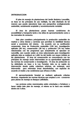 Plan de Manejo de las plantaciones de Lancetilla (2004) (archivo pdf)