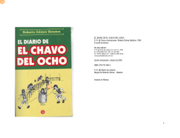 EL DIARIO DE EL CHAVO DEL OCHO D. R. @ Texto e ilustraciones