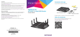 Nighthawk X6 AC3200 Tri-Band WiFi Router Model