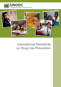 4. The International Standards - Prevención basada en la Evidencia