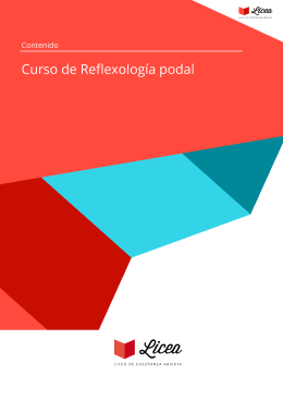 Curso de Reflexología podal